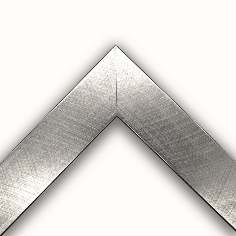 Cornice piatta pellicola argento art. 40154
