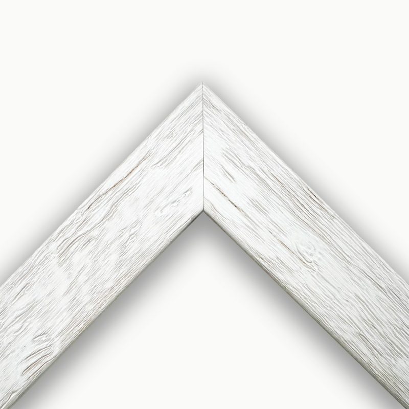 Cornice piatta graffiata bianco art. 4015STB050GR