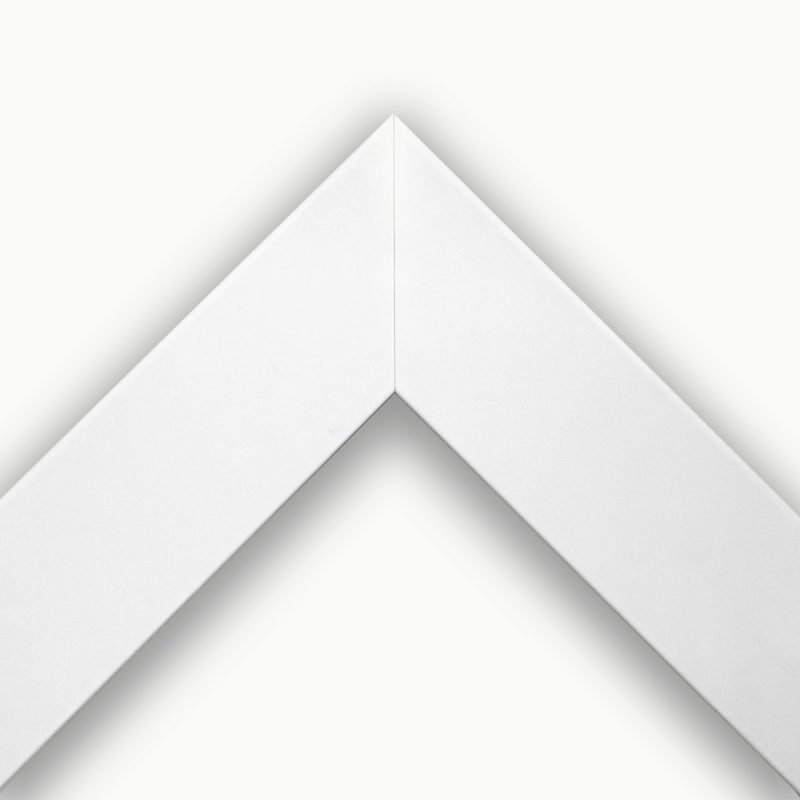 Cornice a cubotto laccato opaco bianco art. 4032F39OP
