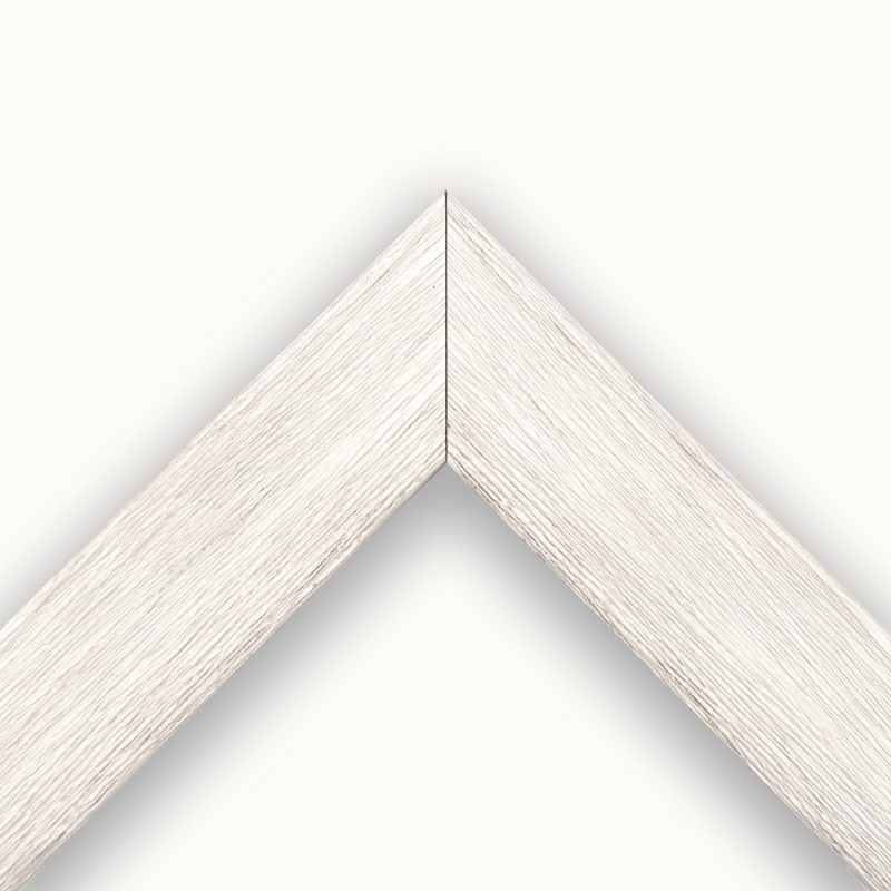 Cornice piatta  graffiata  bianco  art. 40RB050GR