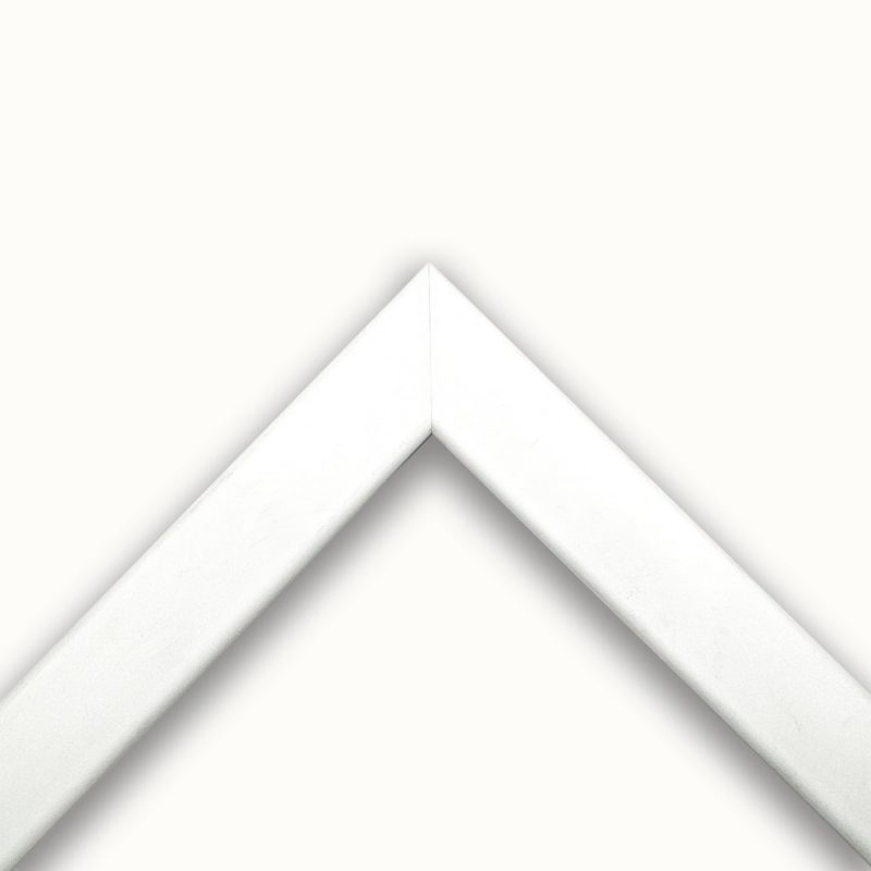 Cornice laccato opaco bianco art. 454F39OP