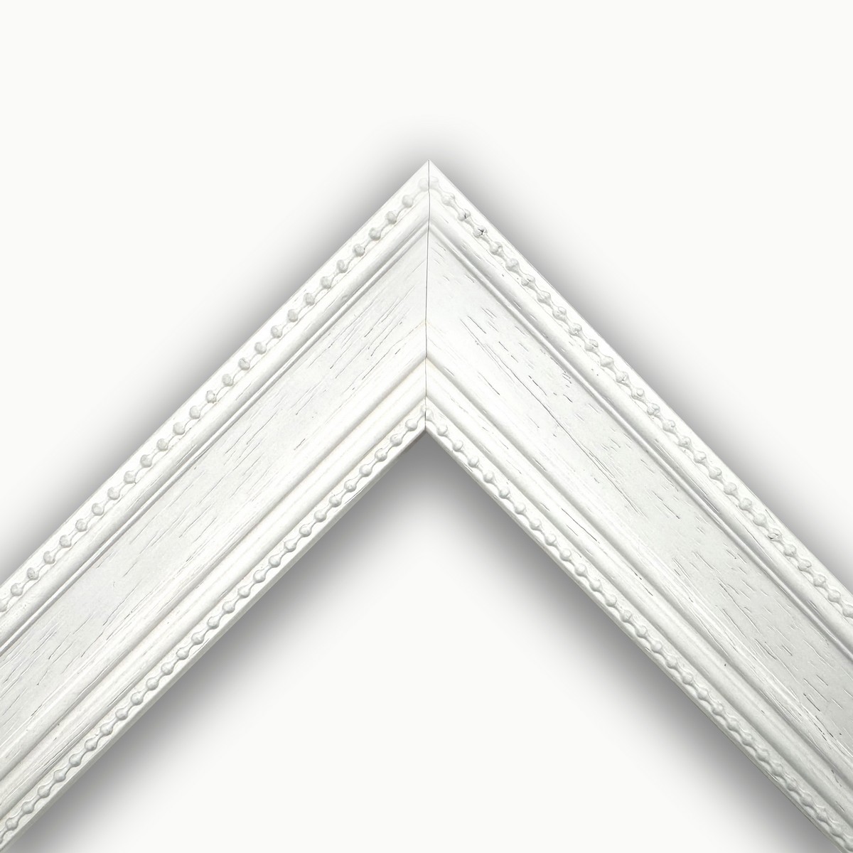 Cornice poro aperto pastellato bianco art. 617003