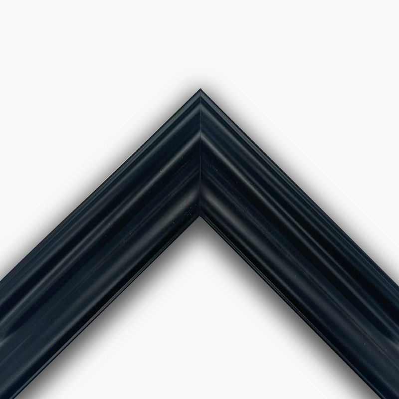 Cornice da tela laccato opaco nero art. 651F22OP