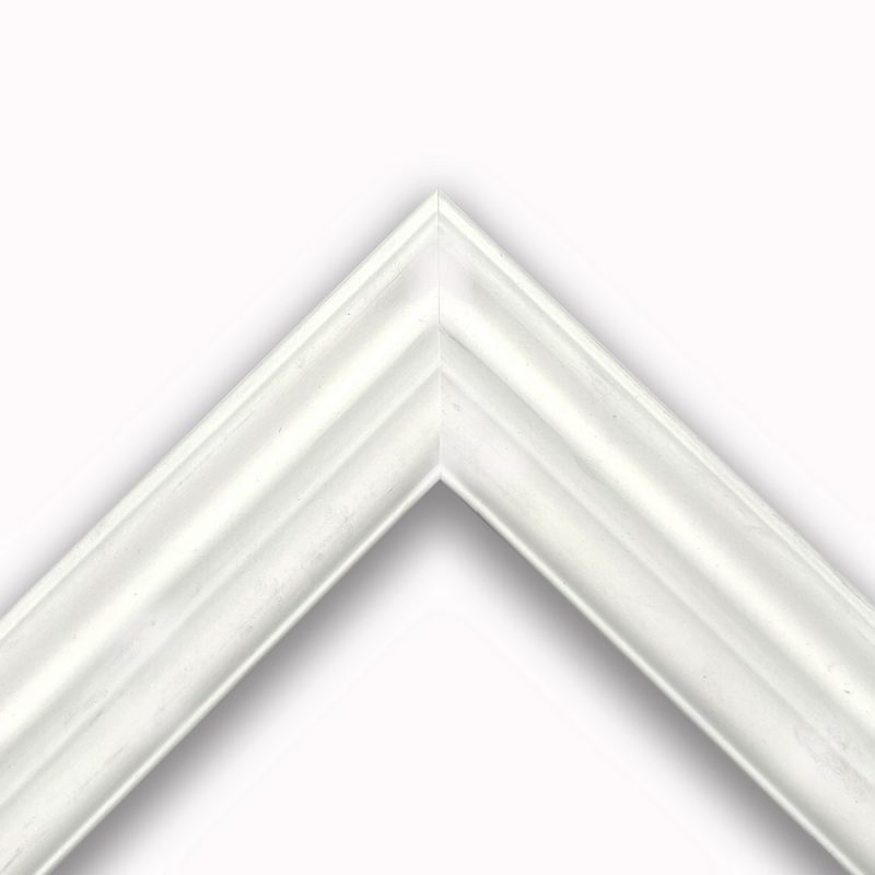 Cornice da tela laccato opaco bianco art. 651F39OP