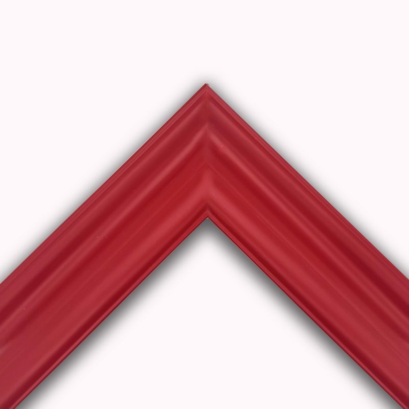 Cornice da tela laccato opaco rosso chiaro art. 651F8OP