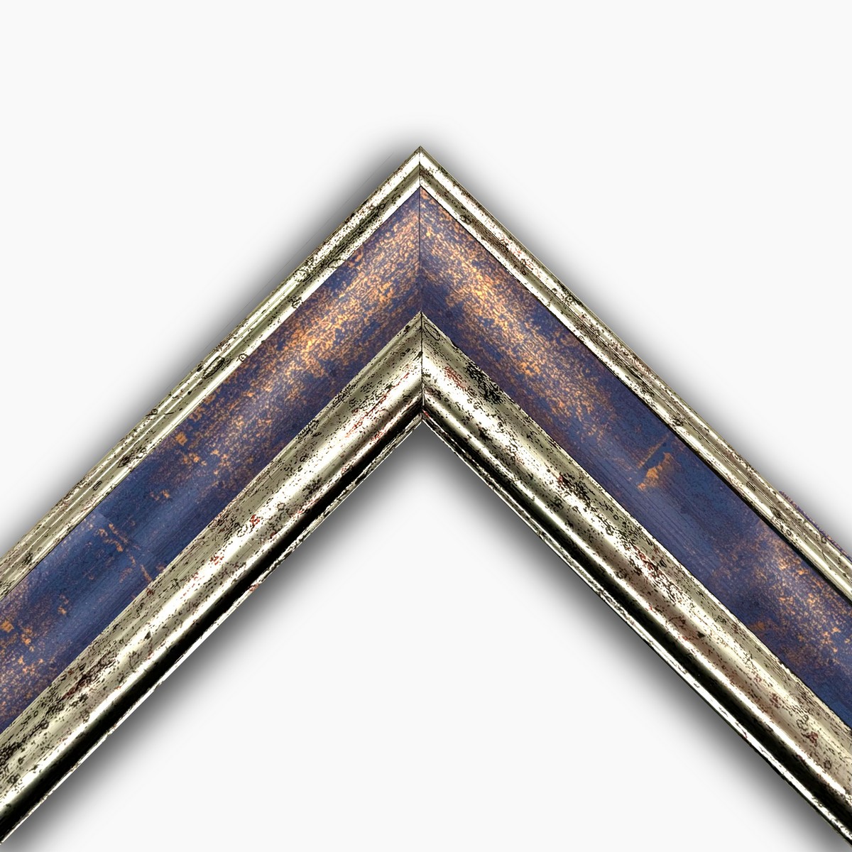 Cornice da tela pellicola blu-argento art. 651F155A