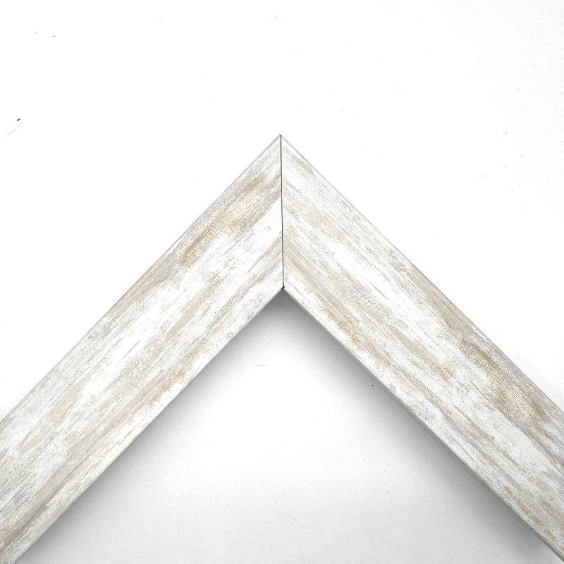 Cornice piatta pellicola shabby avorio art. 1535A001