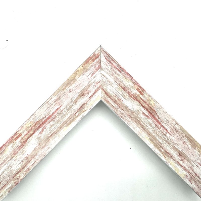 Cornice piatta pellicola shabby rosso art. 1535A003