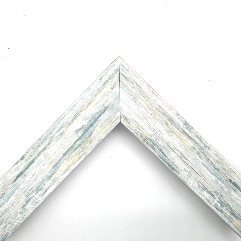 Cornice piatta pellicola shabby verde art. 1535A004