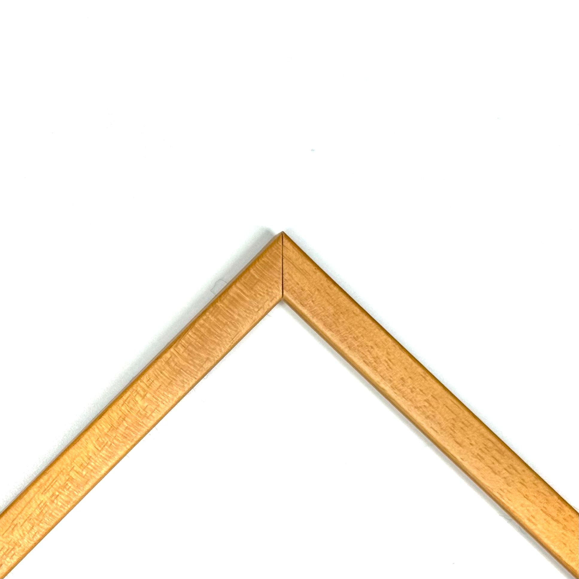 Wood smooth finish matte lacquered flat mouldings art. 1413NATOP